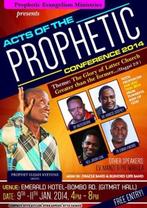 Acts of the Prophetic Conference 2014